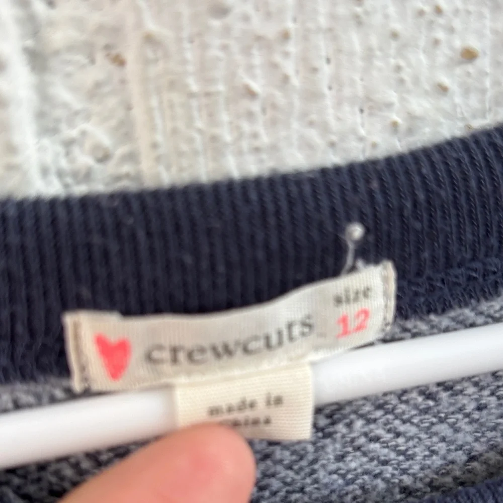 Crewcuts Girls Gray Kids Sweater Dress sz 12